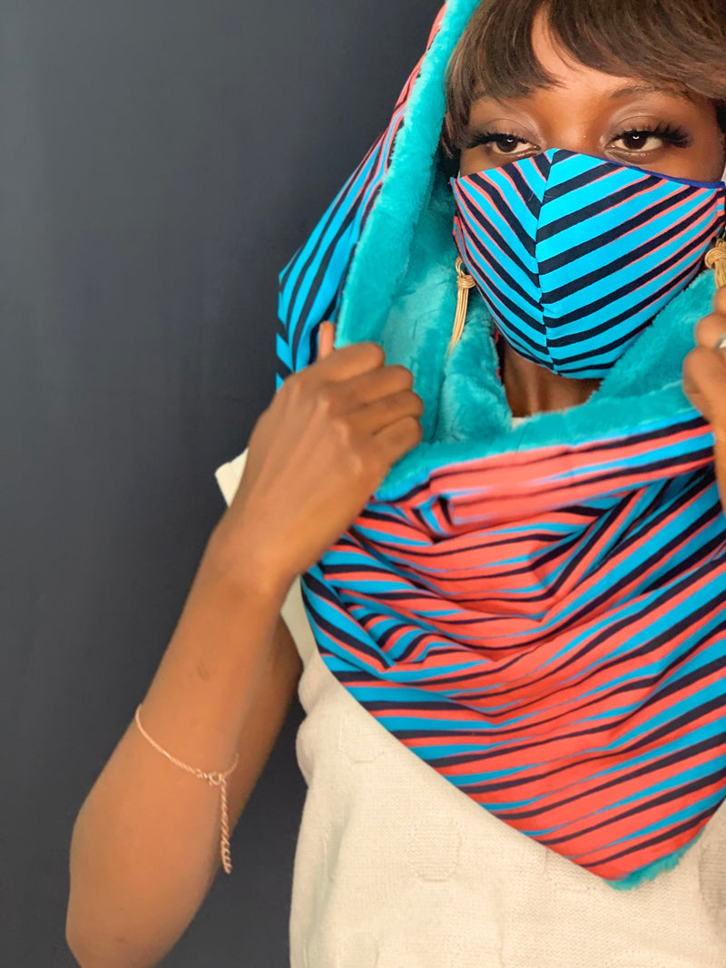 Mizizi Infinity scarf + matching mask
