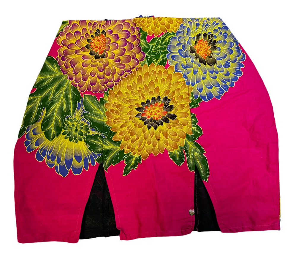 Double split mini skirts