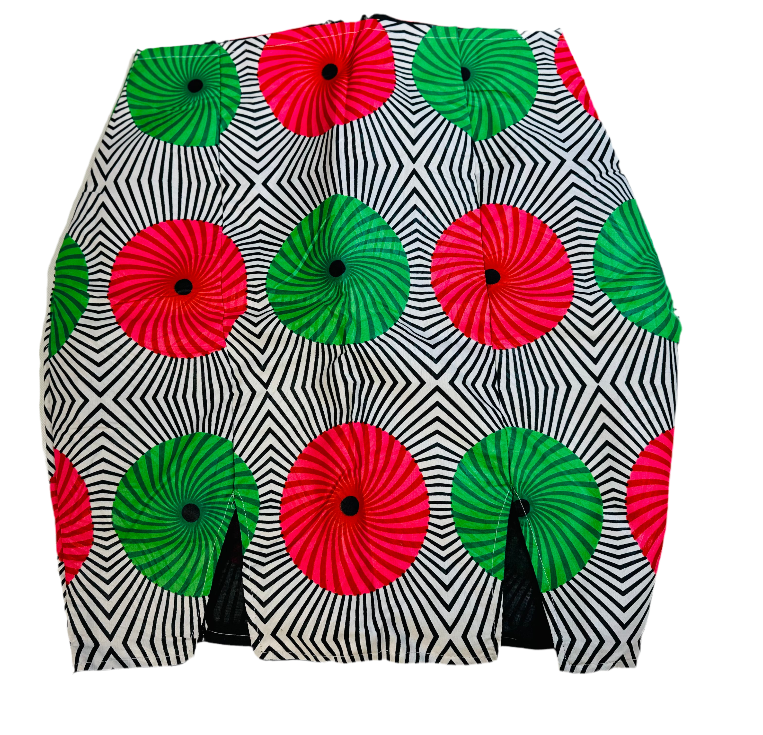 Double split mini skirts