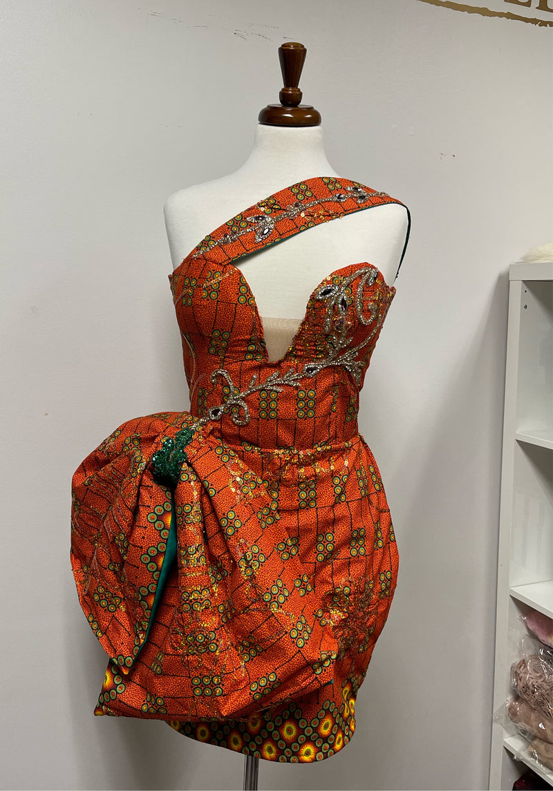 Orange Stand out piece